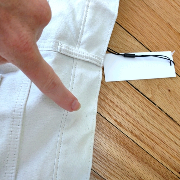 Helmut lang ivory "creased jean" canvas pants - Picture 6 of 8